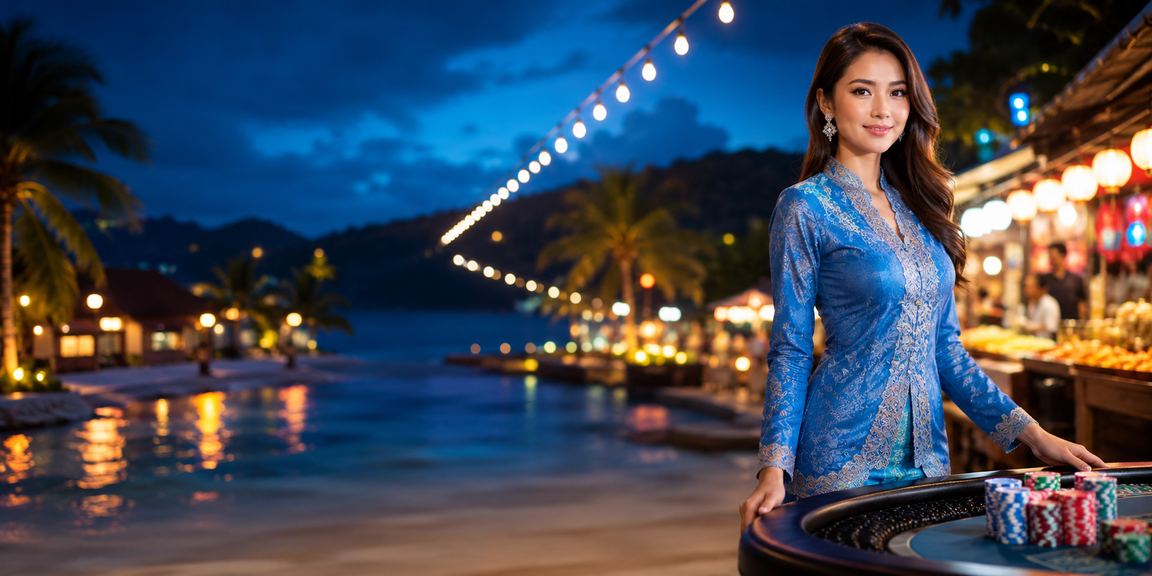 Pengguna wanita menikmati hiburan kasino dalam talian 999myr di Langkawi dengan telefon pintar