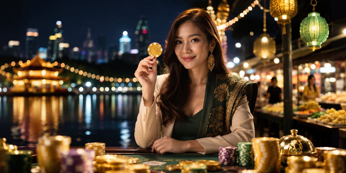 Meja baccarat kasino dalam talian sempena perayaan Hari Raya di Malaysia